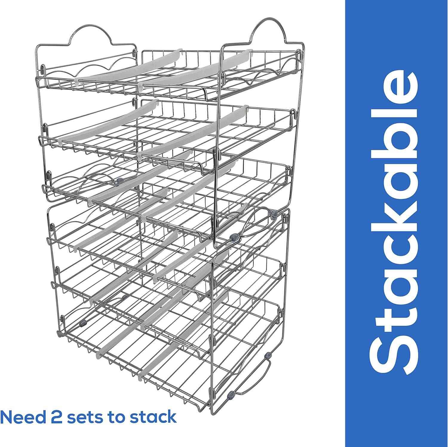 Storage Can Rack Organizer